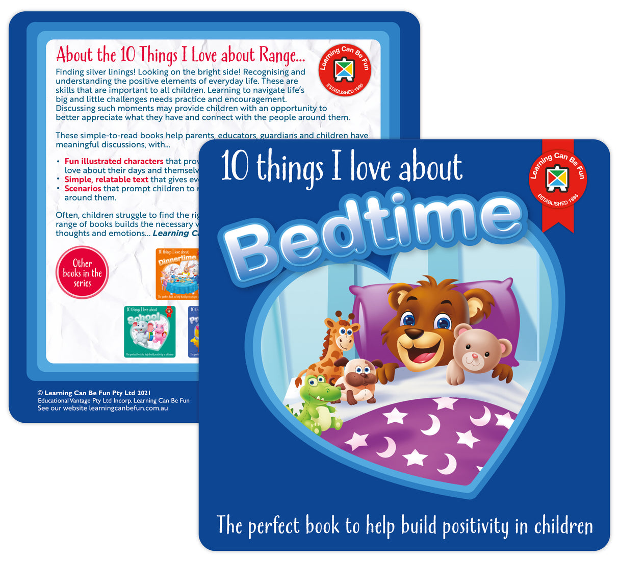 10 Things I Love About Bedtime - Educational Vantage