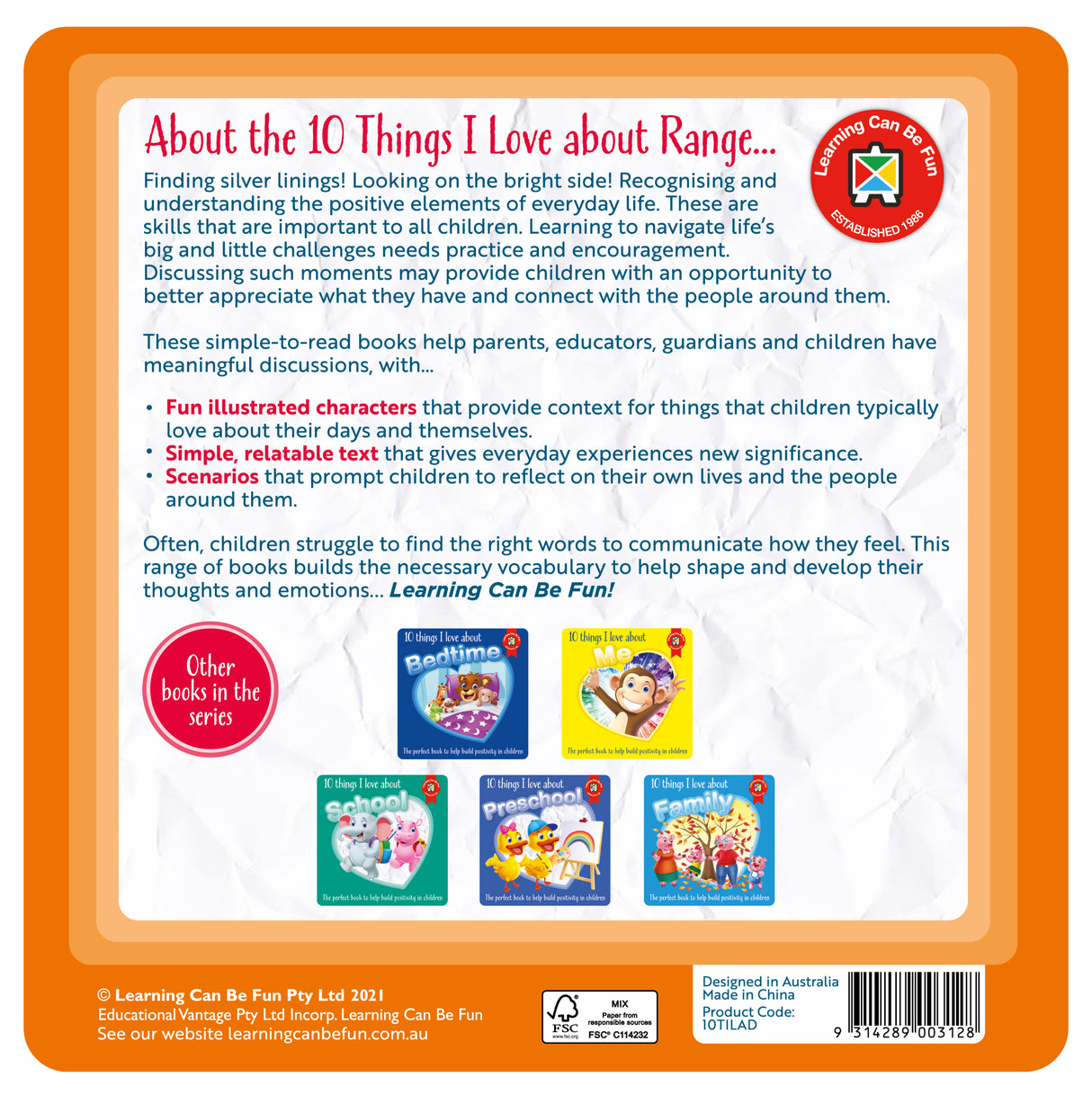 10 Things I Love About Dinnertime - Educational Vantage