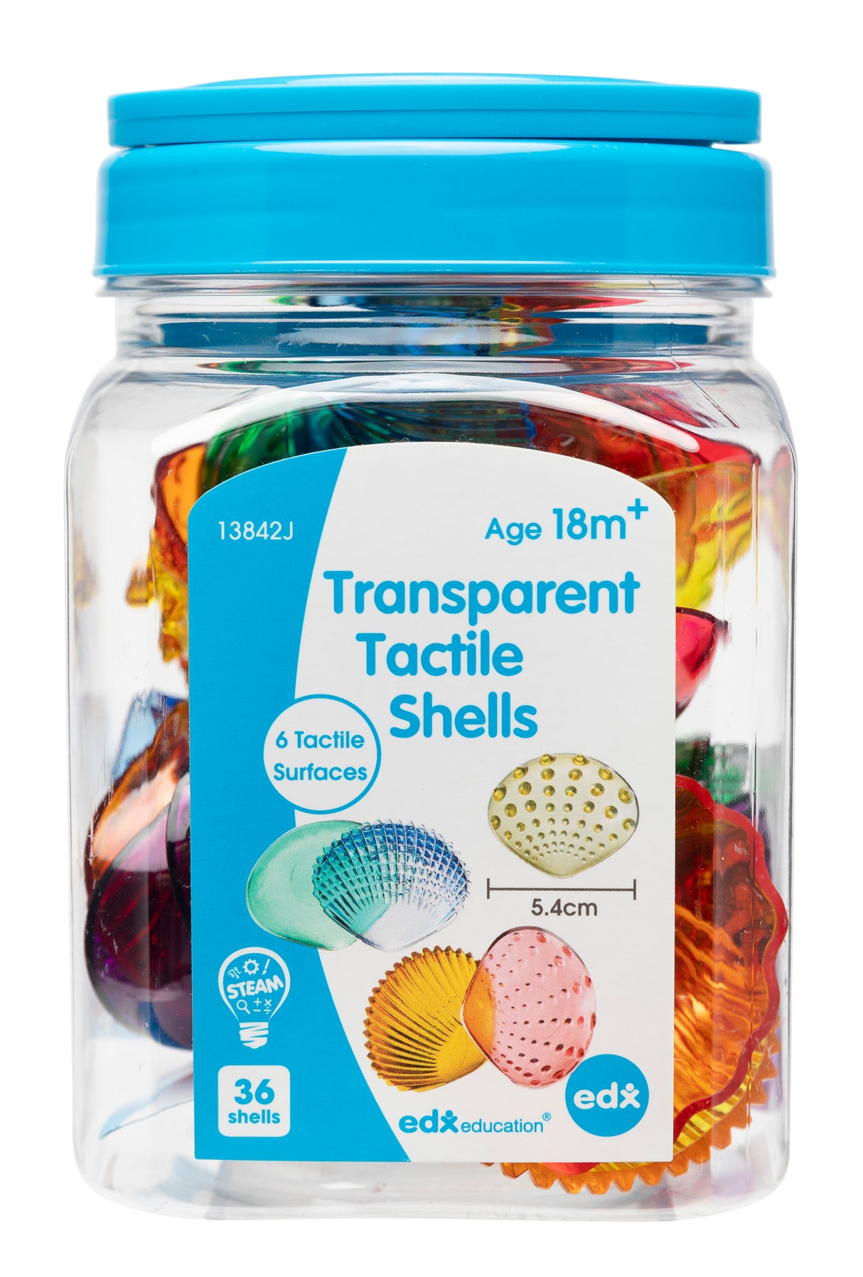 Transparent Tactile Shells - Educational Vantage