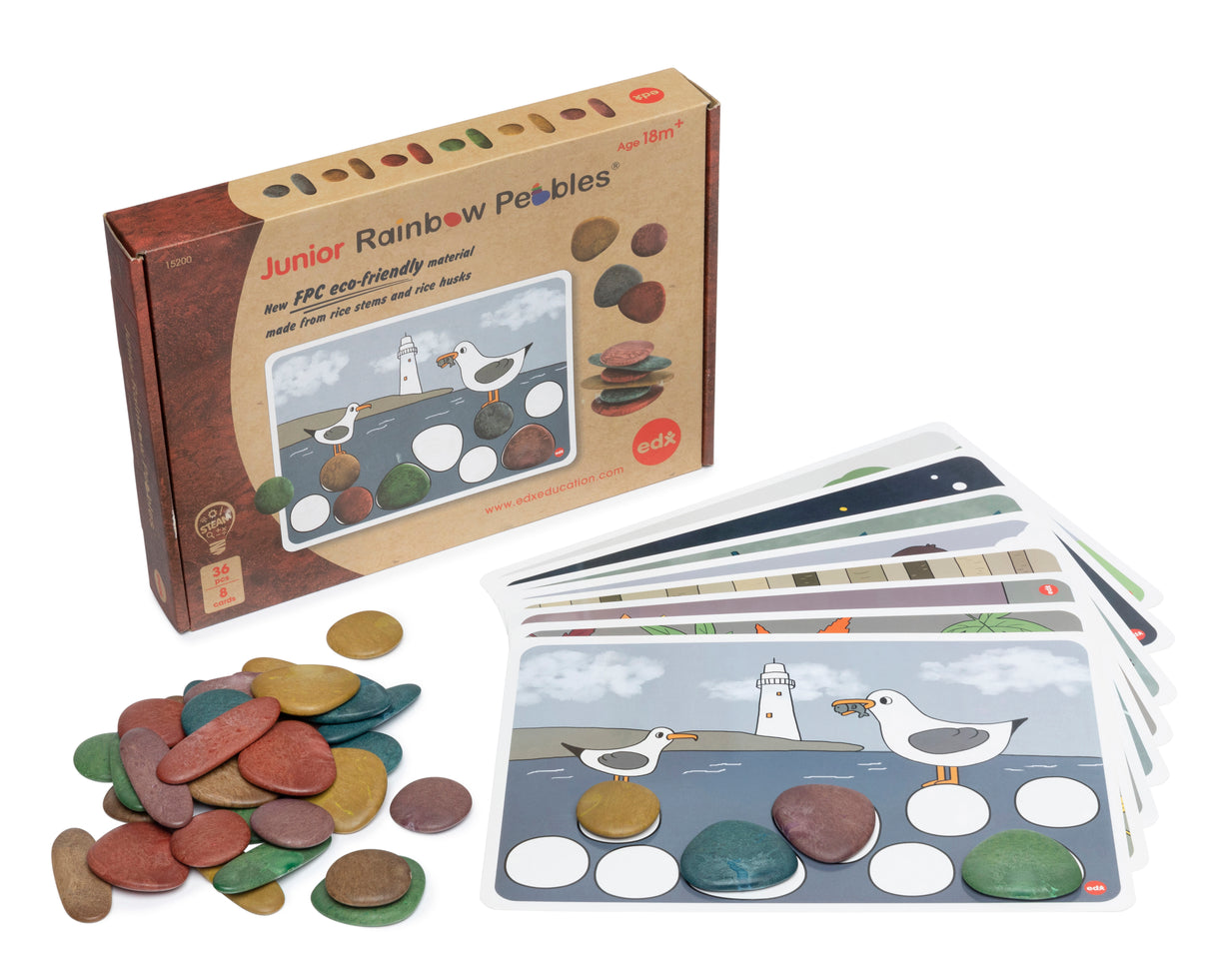 Eco Junior Rainbow Pebbles - Educational Vantage