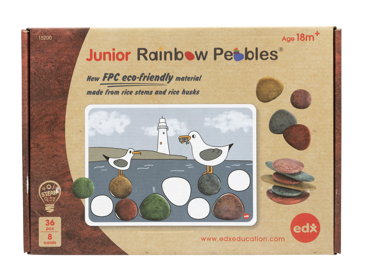 Eco Junior Rainbow Pebbles - Educational Vantage