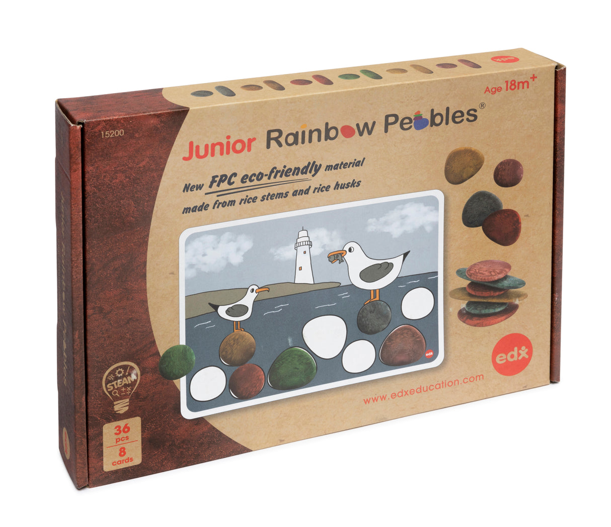 Eco Junior Rainbow Pebbles - Educational Vantage