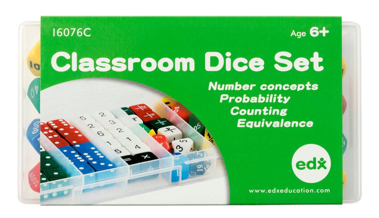 Classroom Dice Set - Educational Vantage