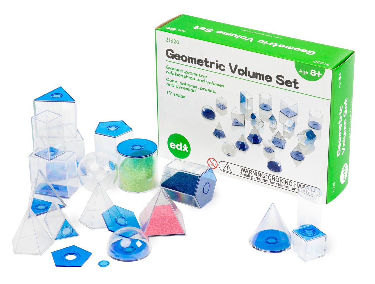 5cm Geometric Volume Set - Educational Vantage