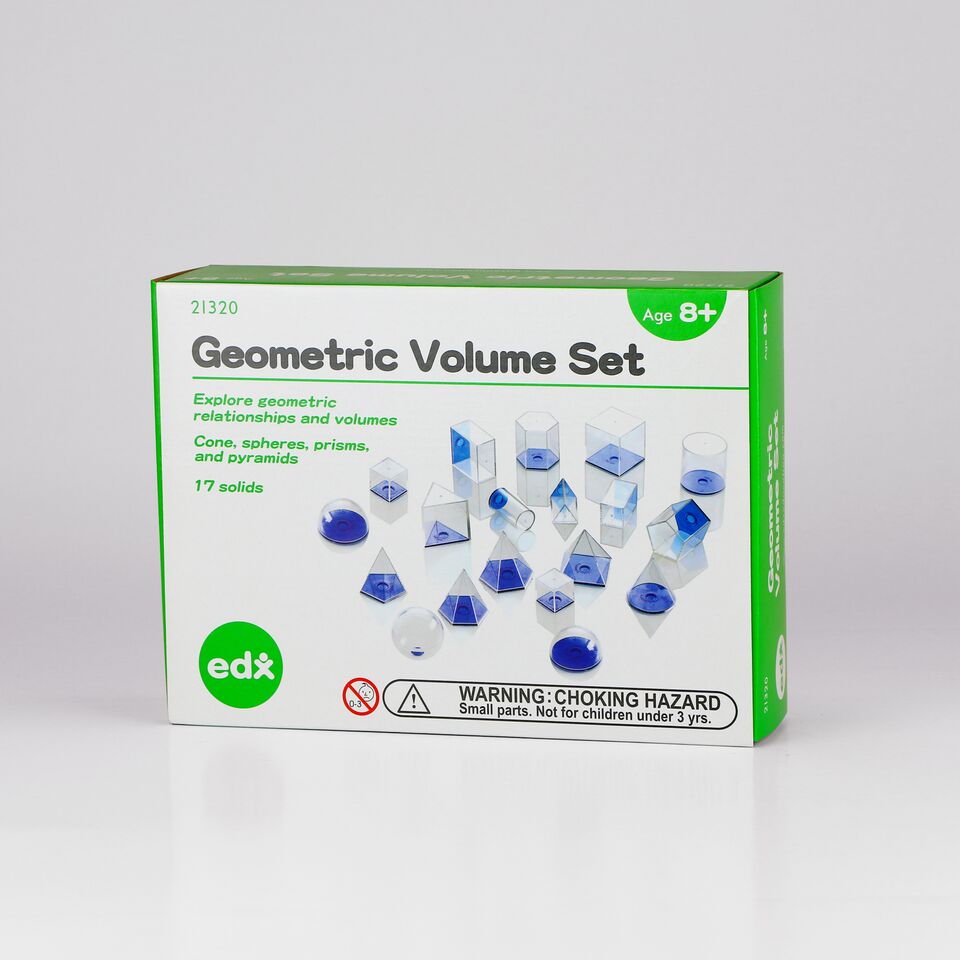 5cm Geometric Volume Set - Educational Vantage