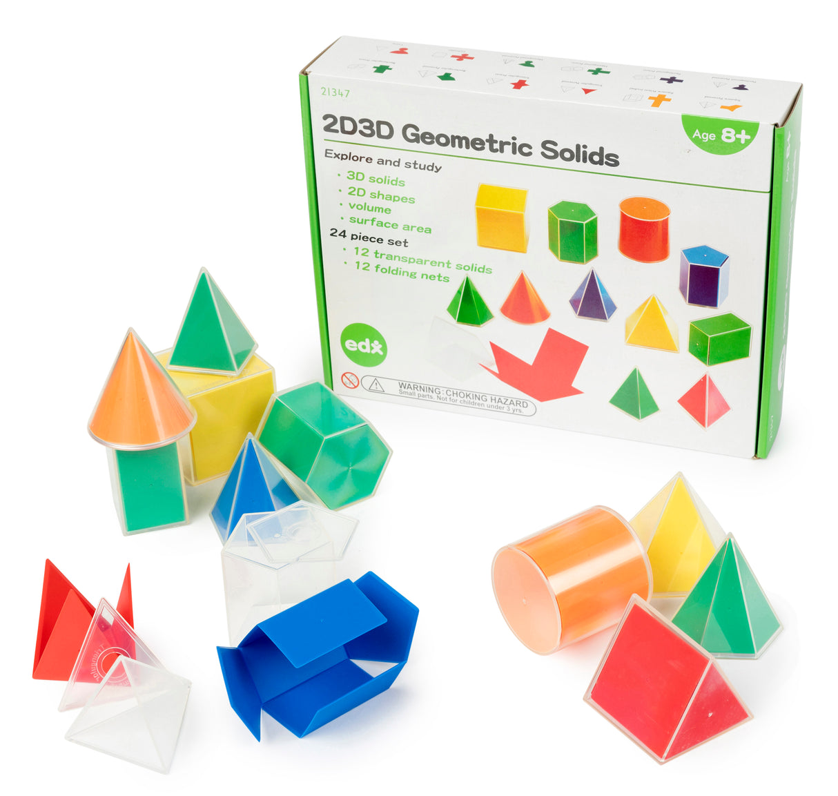 2D/3D Geometric Solids - Educational Vantage