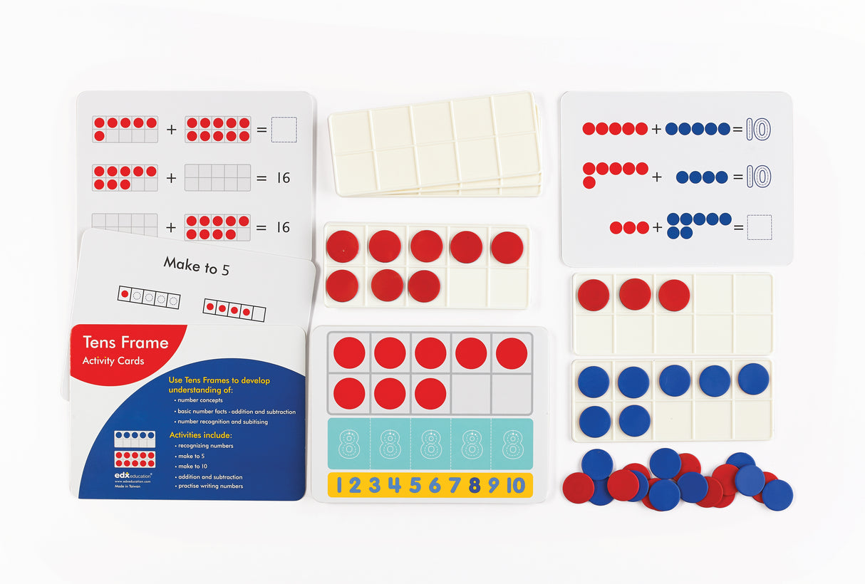 Tens Frames Activity Set - Educational Vantage