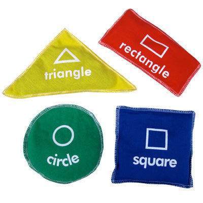 NYDA Bean Bag Set Shapes Set of 12 - Educational Vantage