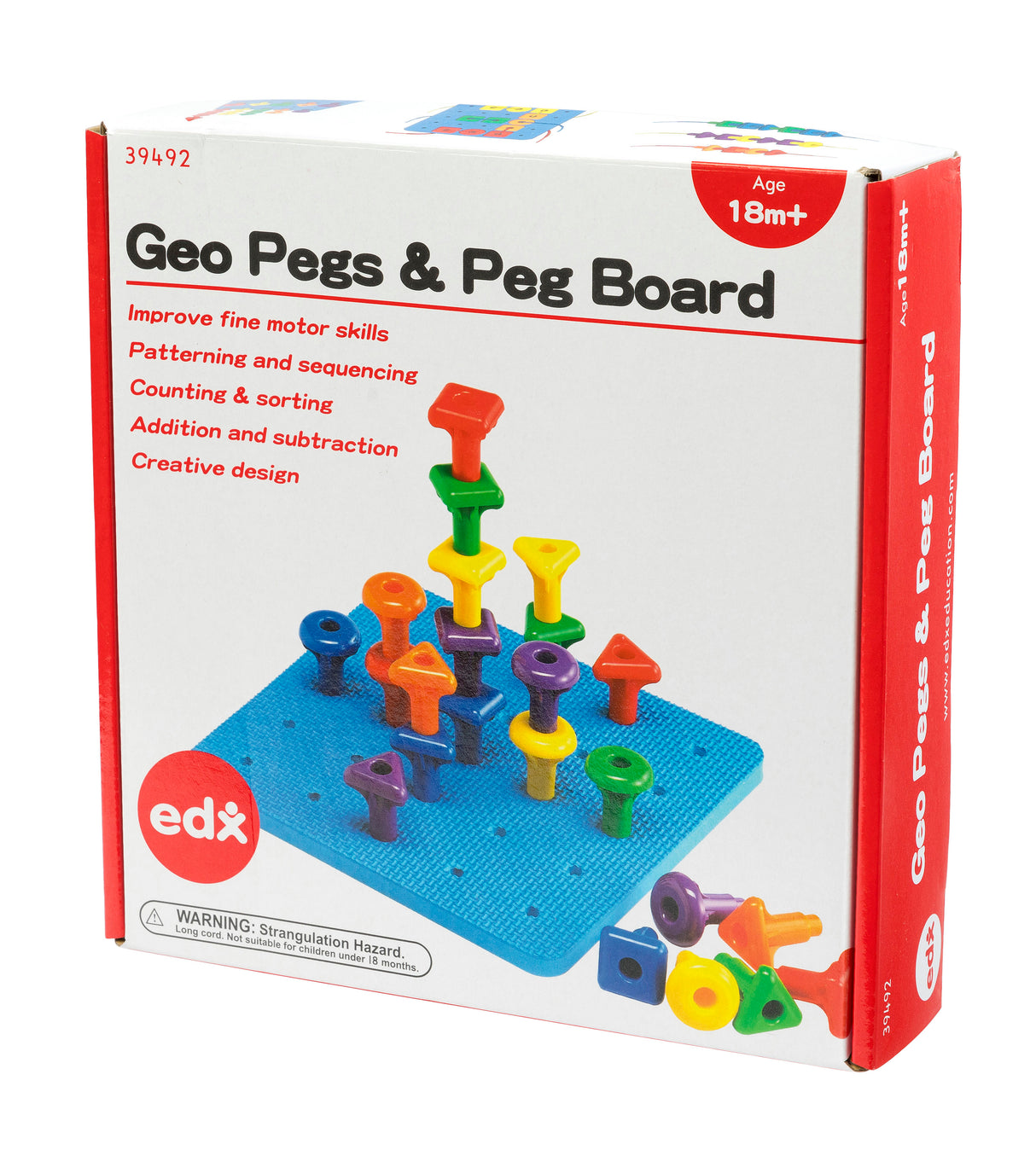 Geo Pegs and Peg Board - Educational Vantage