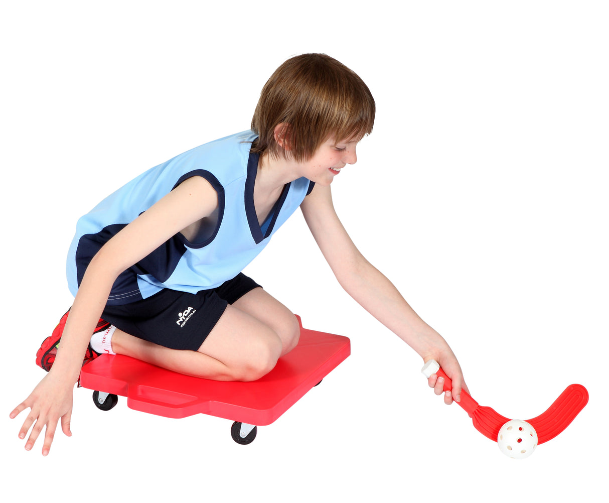 NYDA Plastic Scooter Board Red - Educational Vantage