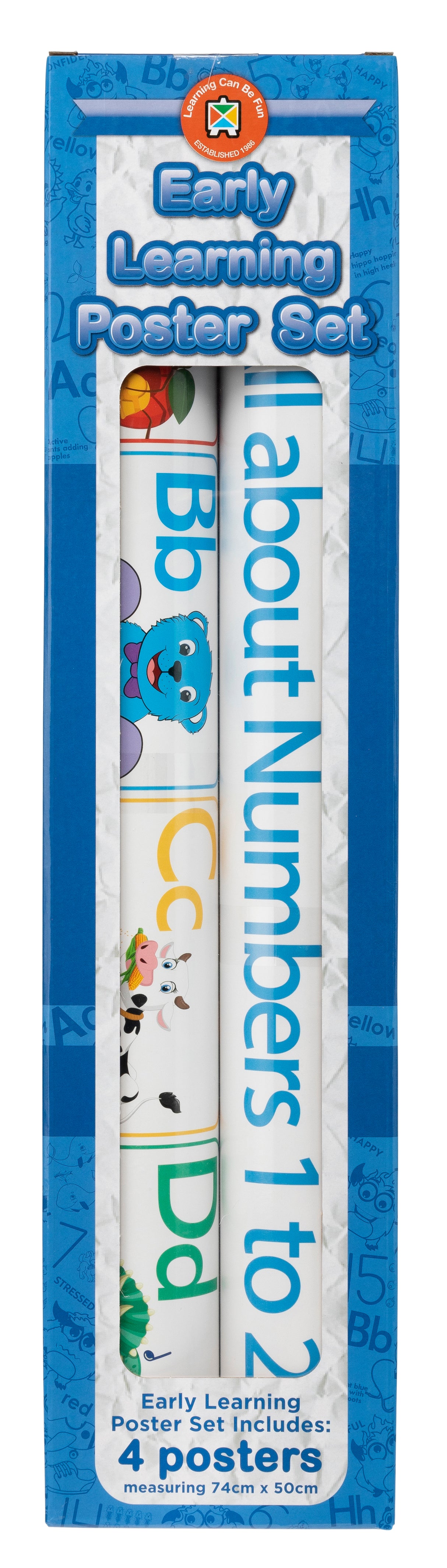 All About Early Learning Poster Box Set of 4 - Educational Vantage