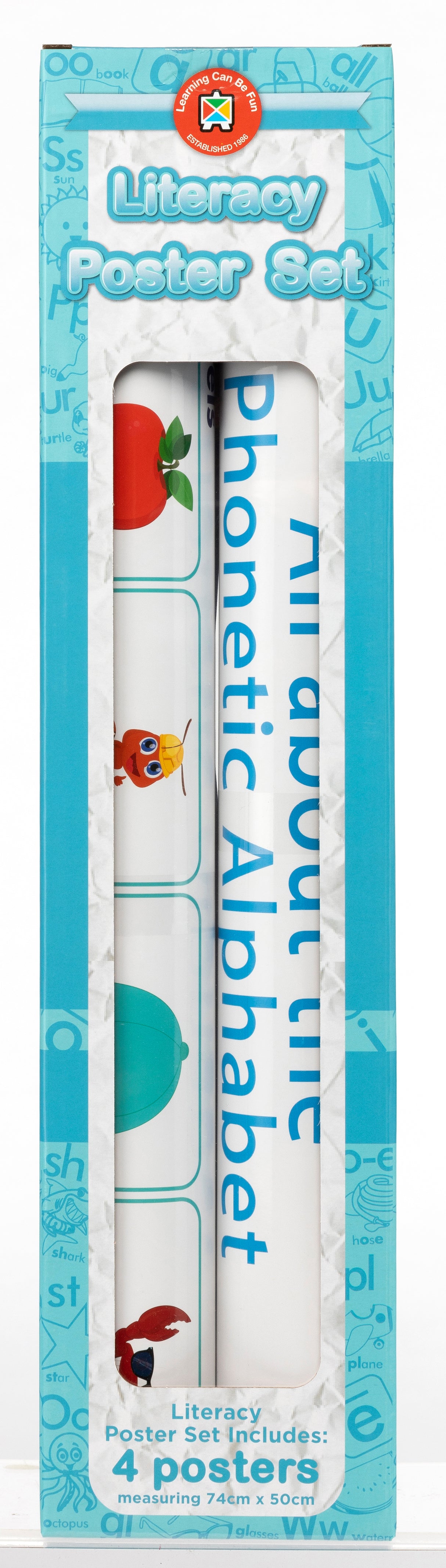 All About Literacy Poster Box Set of 4 - Educational Vantage