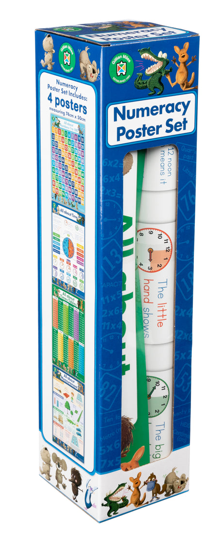 All About Numeracy Poster Box Set - Educational Vantage