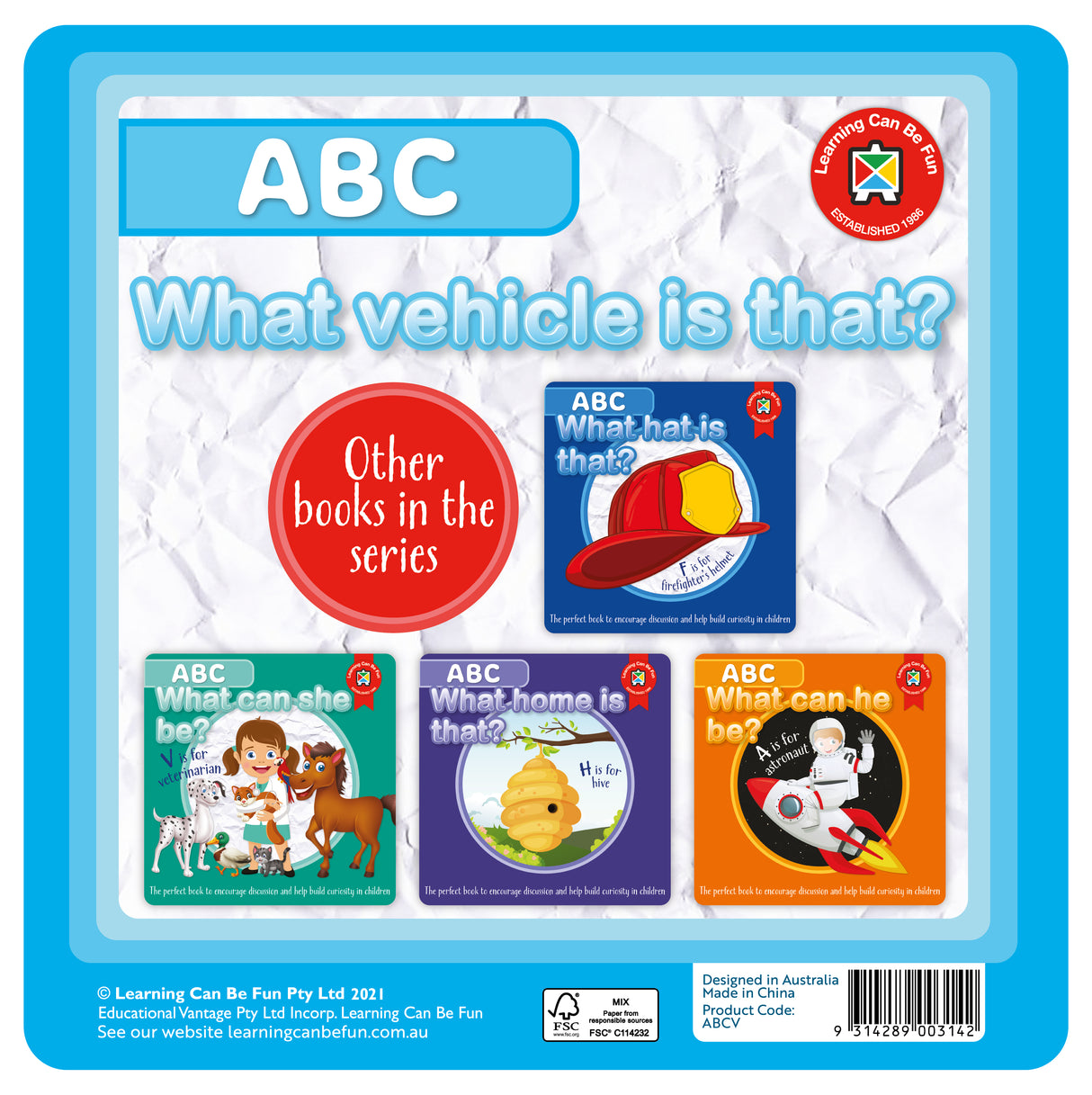 ABC What Vehicle Is That? - Educational Vantage