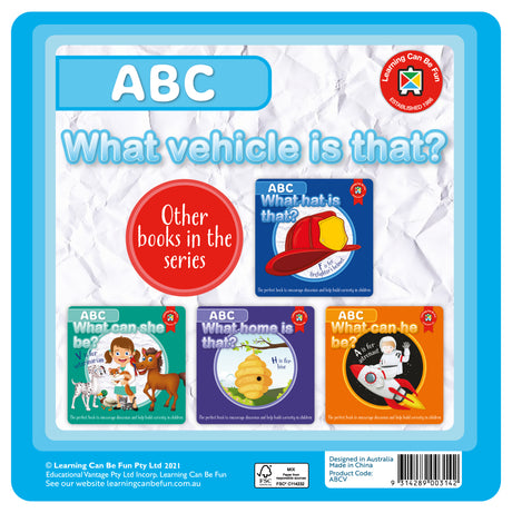 ABC What Vehicle Is That? - Educational Vantage