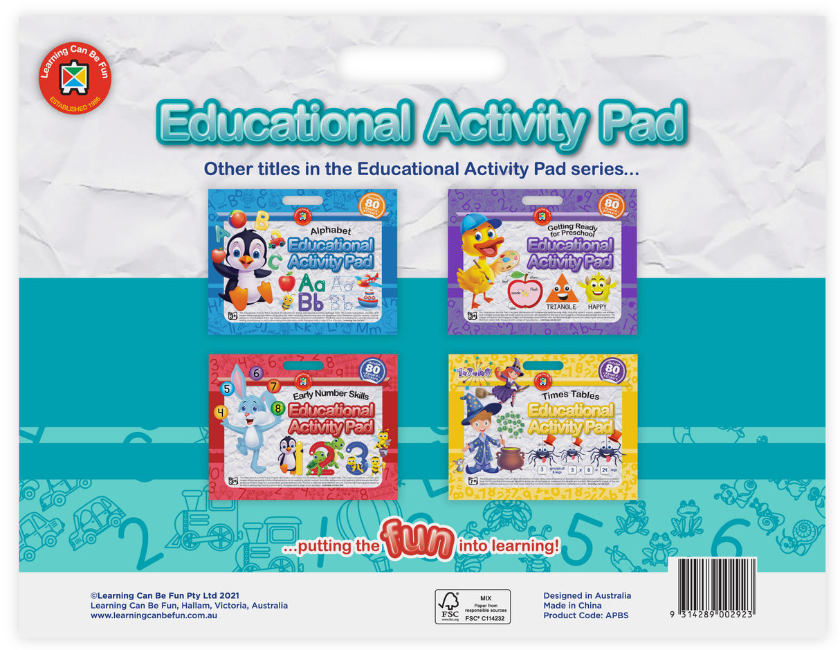 Educational Activity Pad Big School - Educational Vantage