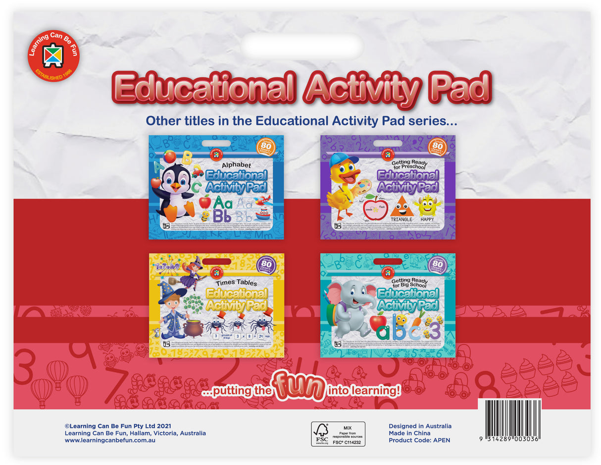 Educational Activity Pad Early Numbers - Educational Vantage