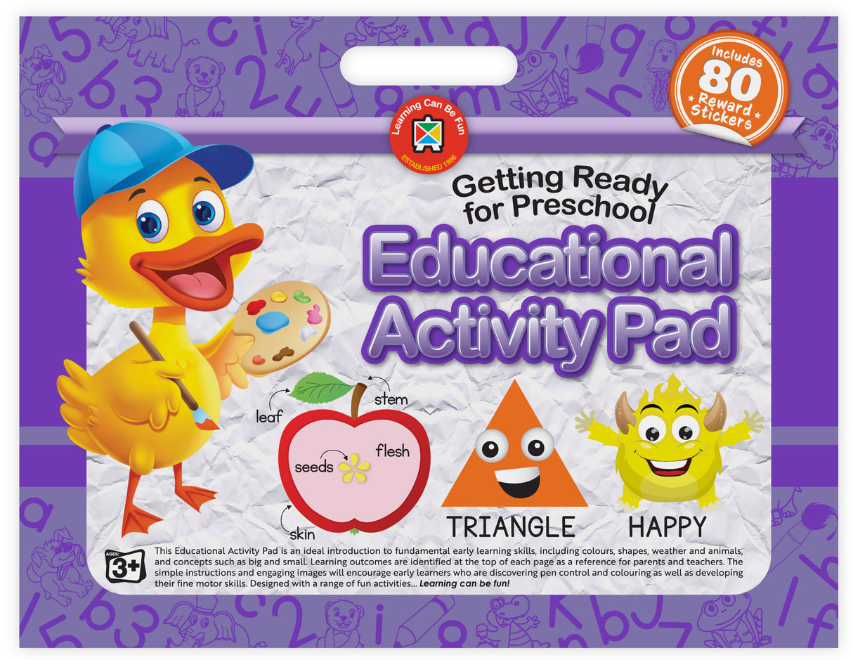 Educational Activity Pad Preschool - Educational Vantage