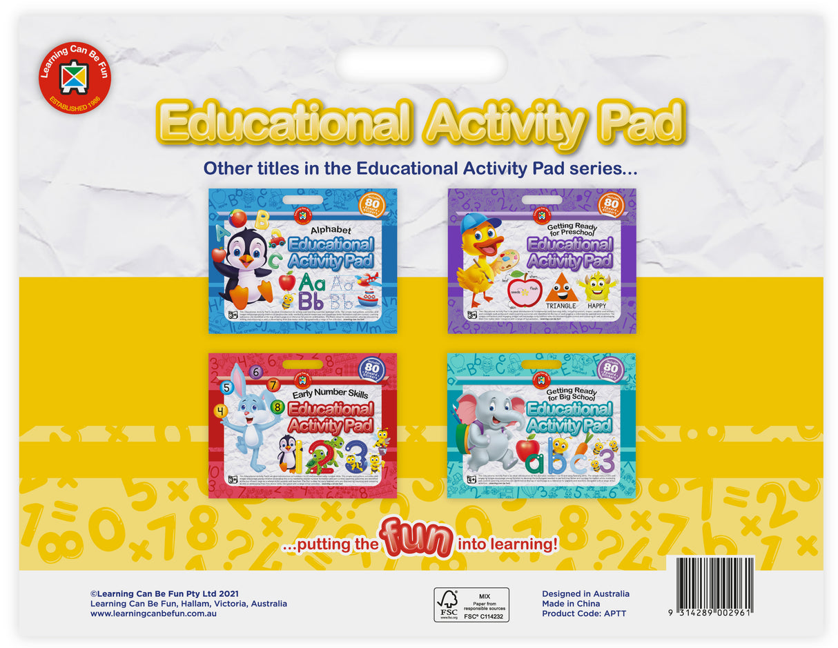 Educational Activity Pad Times Tables - Educational Vantage