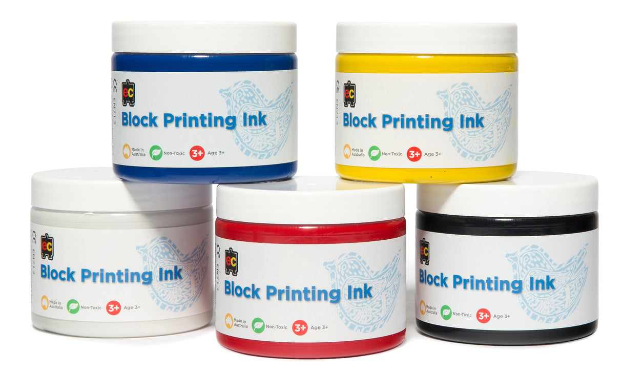 Block Printing Inks - Set of 6 - Educational Vantage