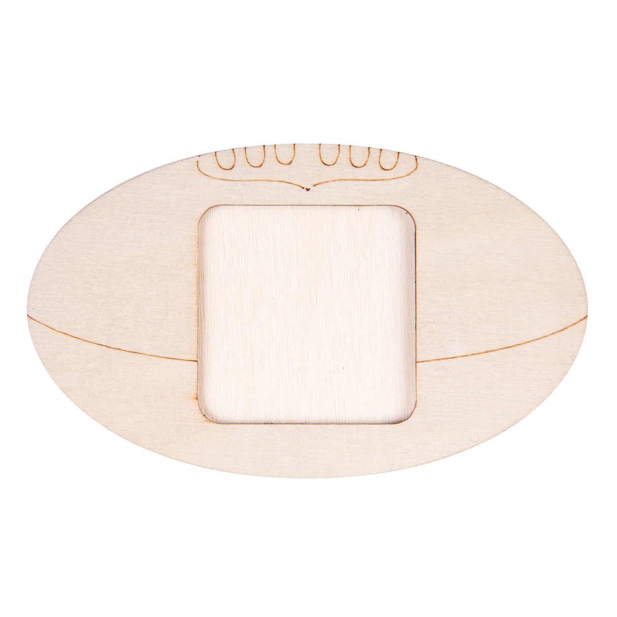 Wooden Footy Frame Pack of 10 - Educational Vantage