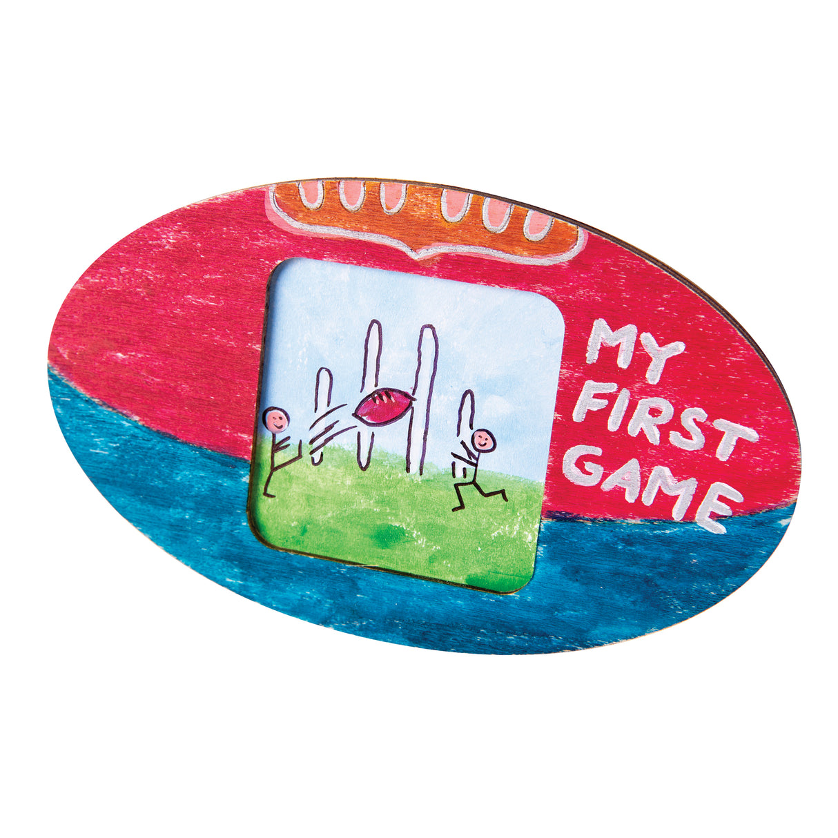 Wooden Footy Frame Pack of 10 - Educational Vantage