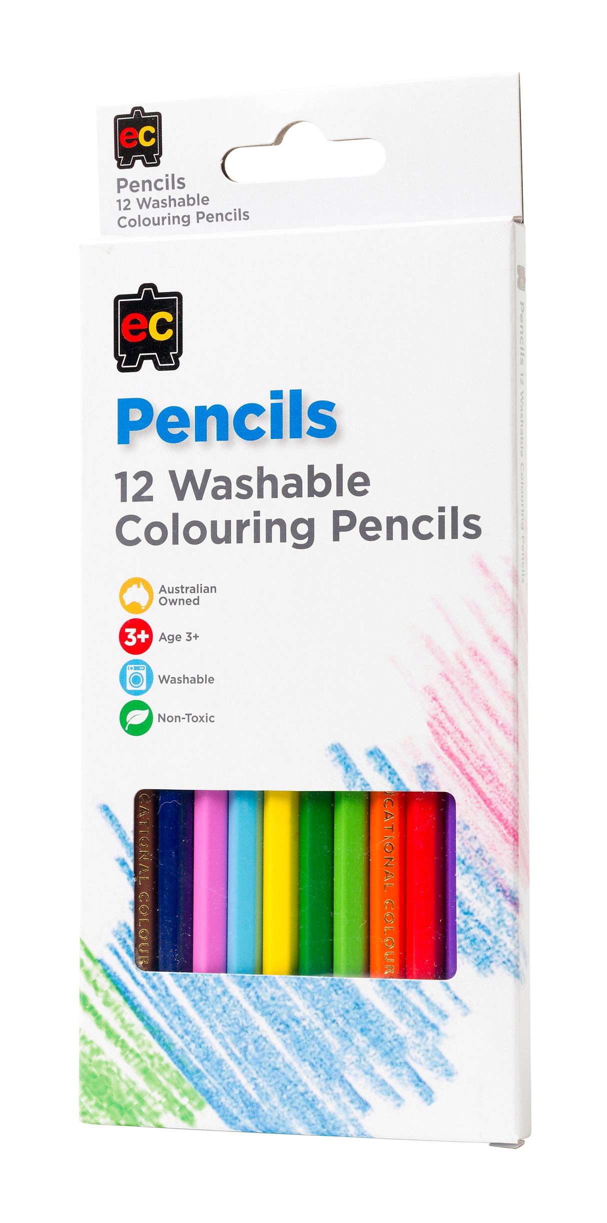 Washable Colouring Pencils - Educational Vantage