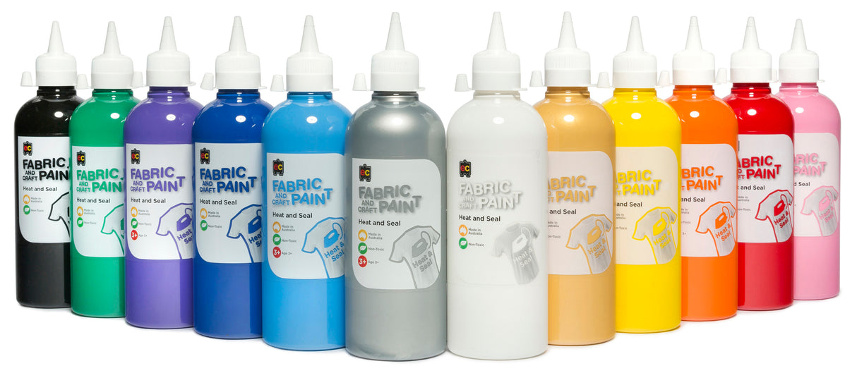 EC Fabric Paint Bottles - Educational Vantage