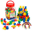 Cotton Reels Jar Pack of 80 - Educational Vantage