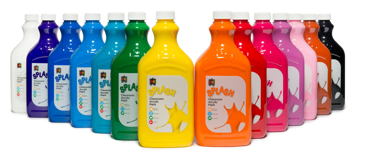 Splash Classroom Acrylic Paint - Educational Vantage