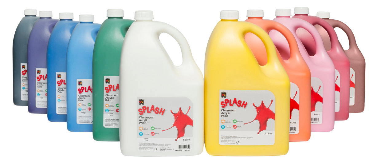 Splash Classroom Acrylic Paint - Educational Vantage
