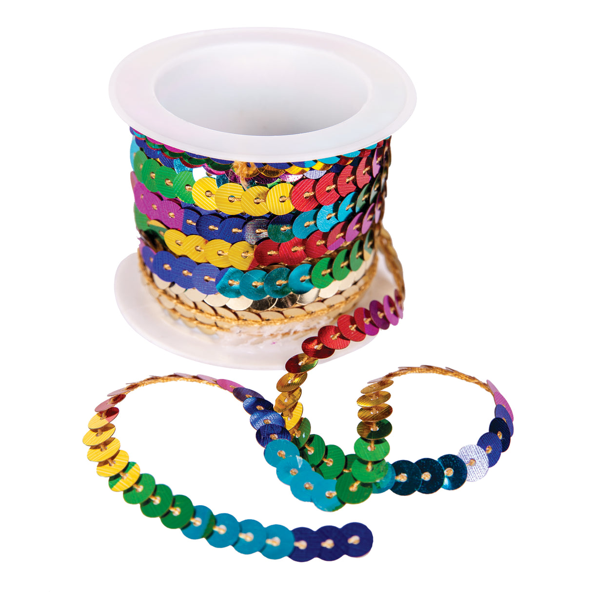 Rainbow Sequin String 5mm X 5m - Educational Vantage