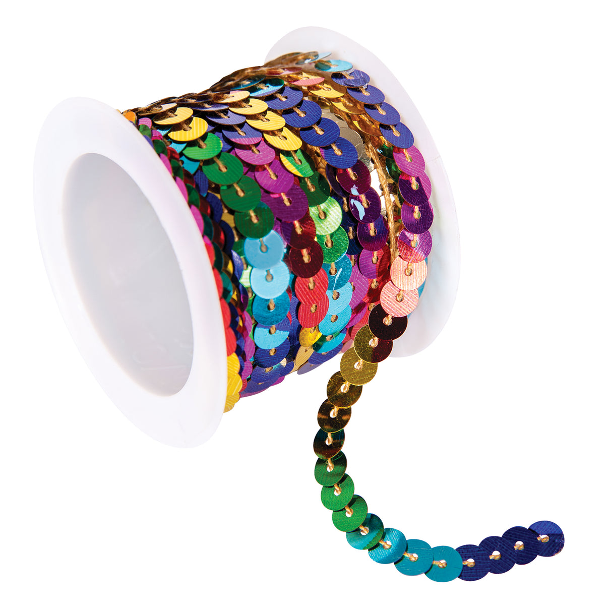 Rainbow Sequin String 5mm X 5m - Educational Vantage
