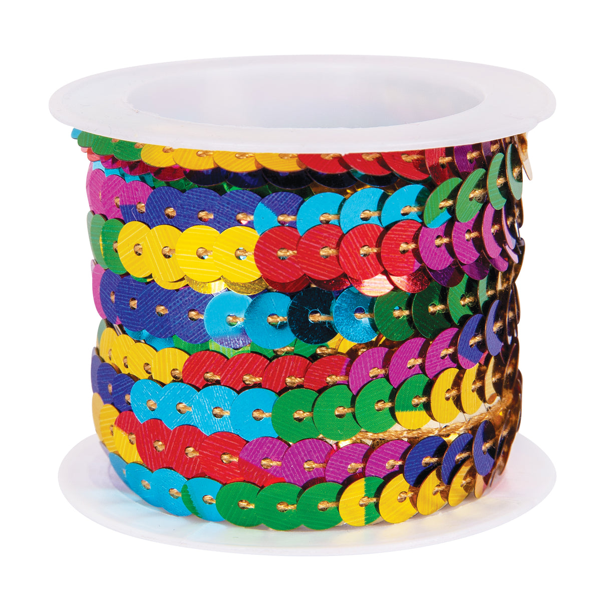 Rainbow Sequin String 5mm X 5m - Educational Vantage