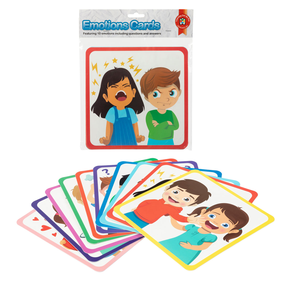 Emotions Cards Set of 10 - Educational Vantage