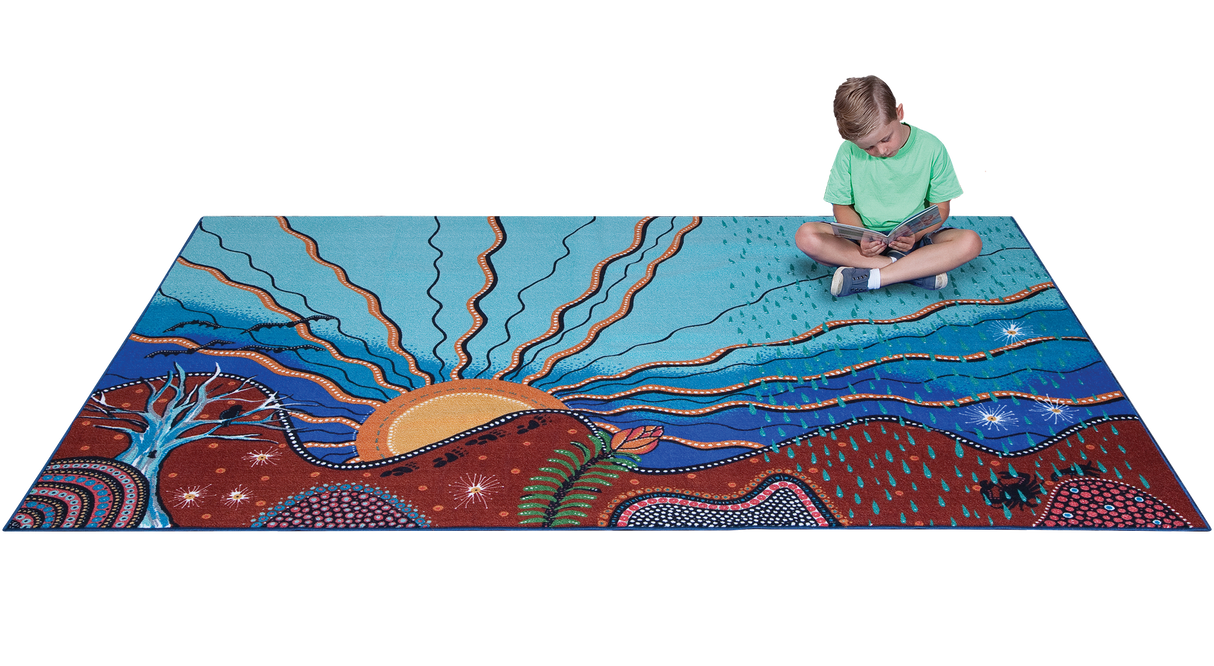Indigenous Seasons Rug - Educational Vantage