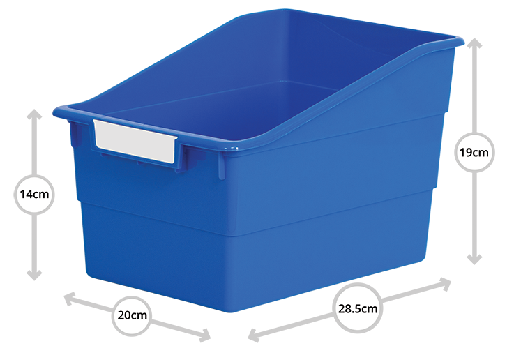 Classroom Book Tub - Set of 4 - Educational Vantage