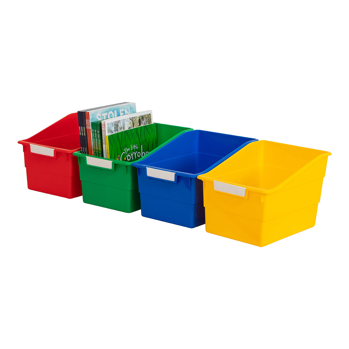 Classroom Book Tub - Set of 4 - Educational Vantage