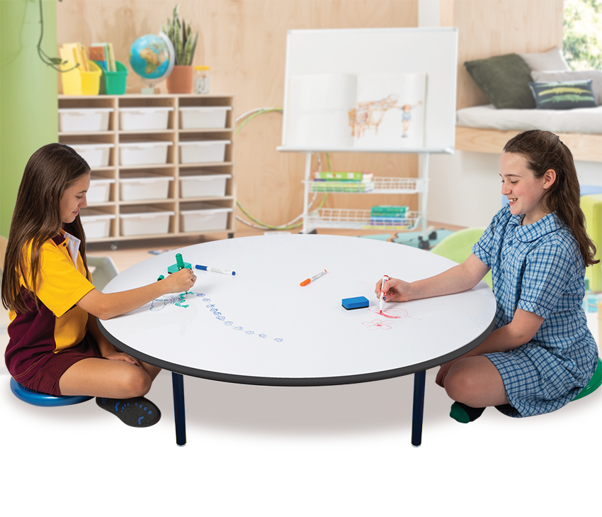 Dry Erase Collaborative Table - Educational Vantage