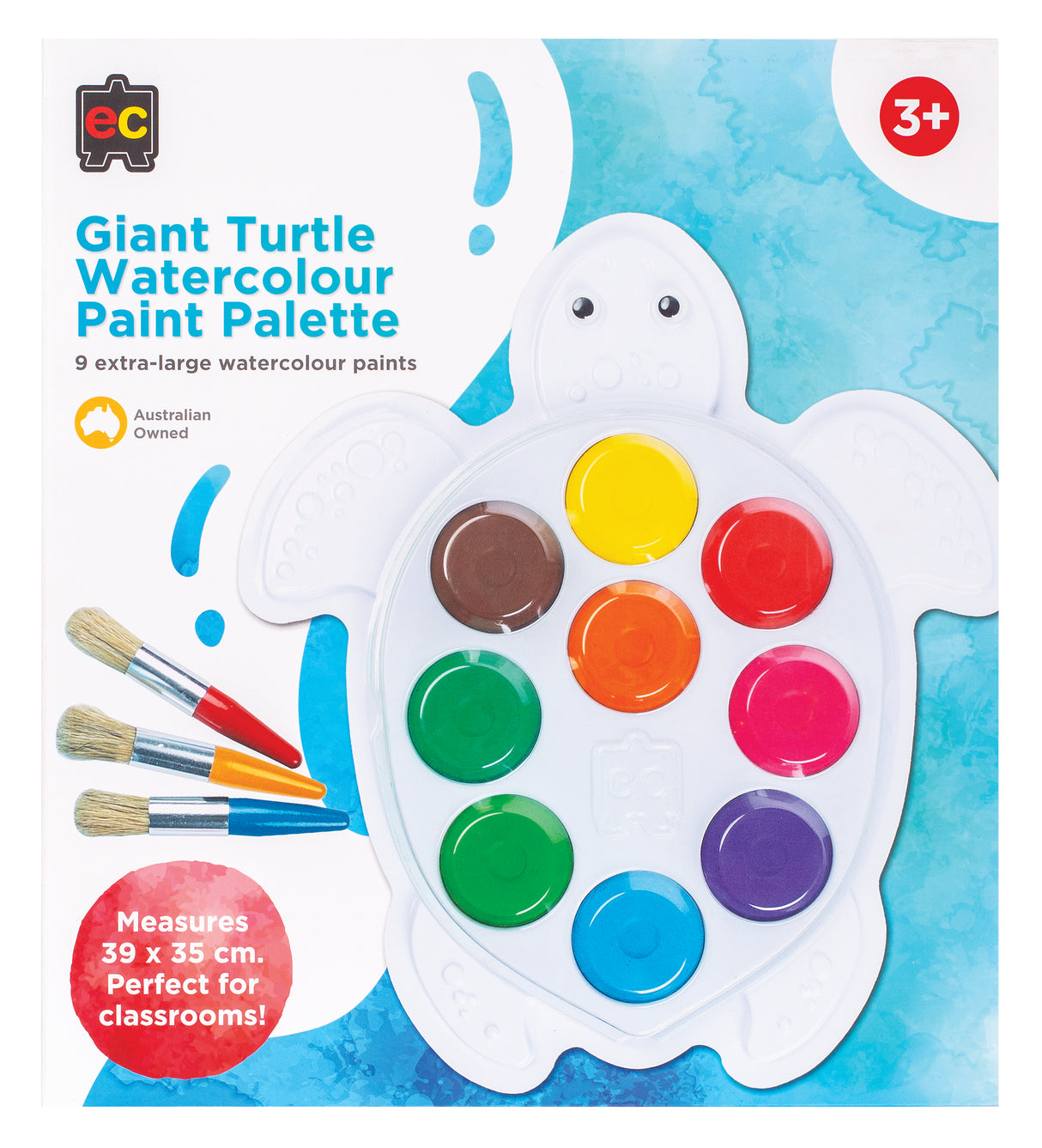 Giant Turtle Paint Palette - Educational Vantage