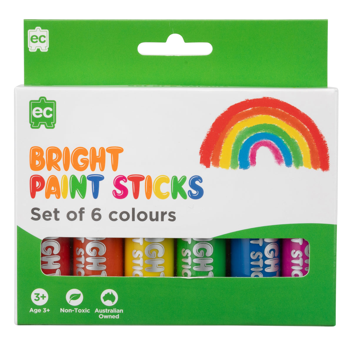 EC Paint Sticks Bright Set 6 - Educational Vantage