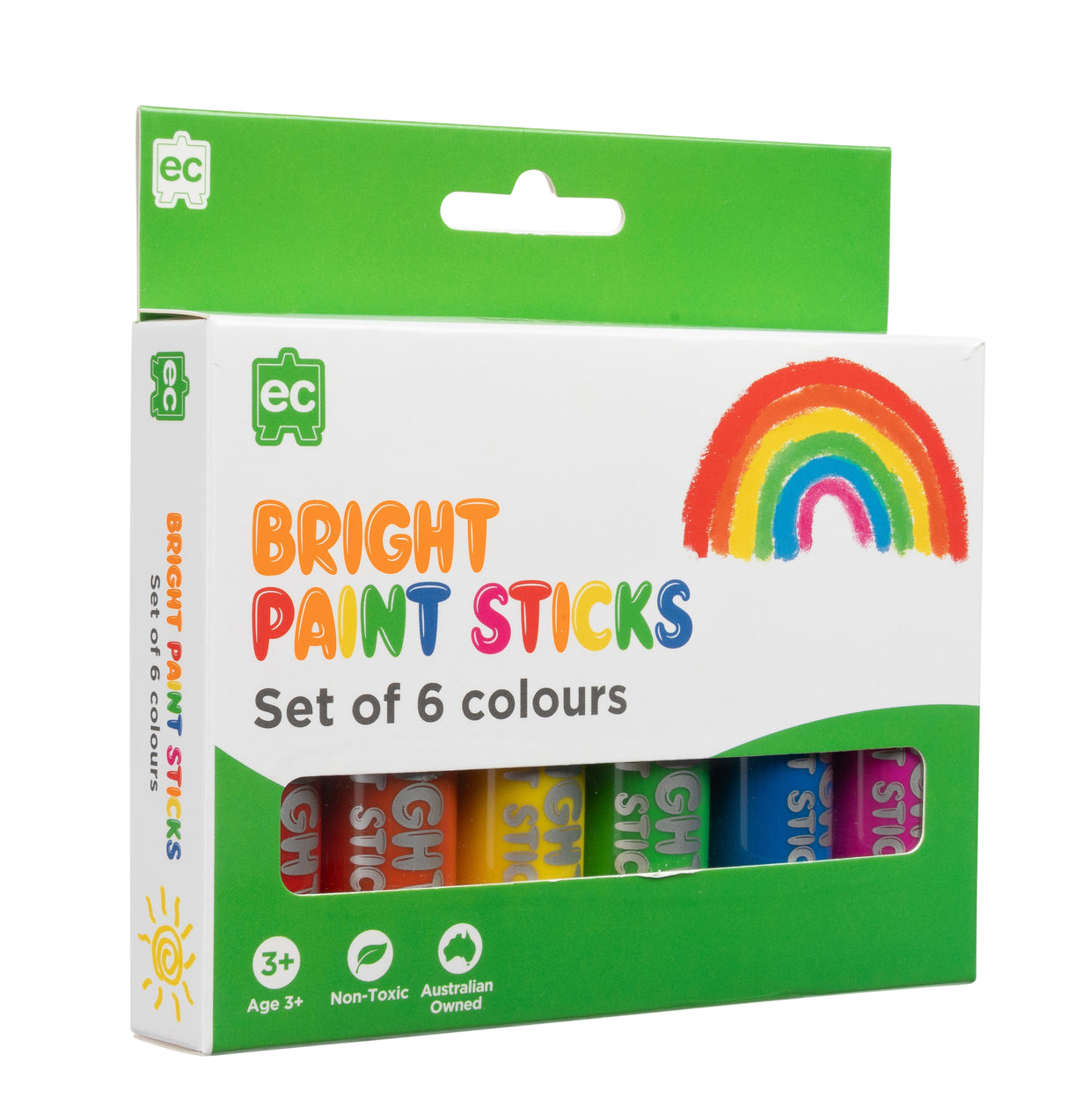 EC Paint Sticks Bright Set 6 - Educational Vantage