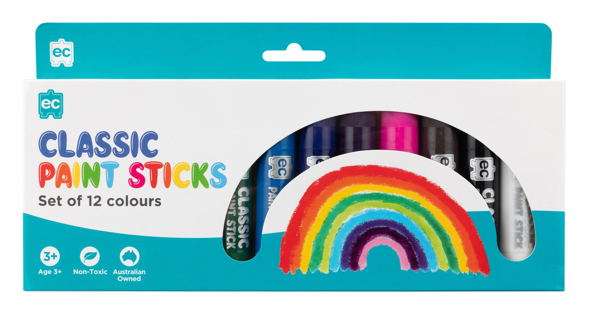 EC Paint Sticks Classic Set 12 - Educational Vantage