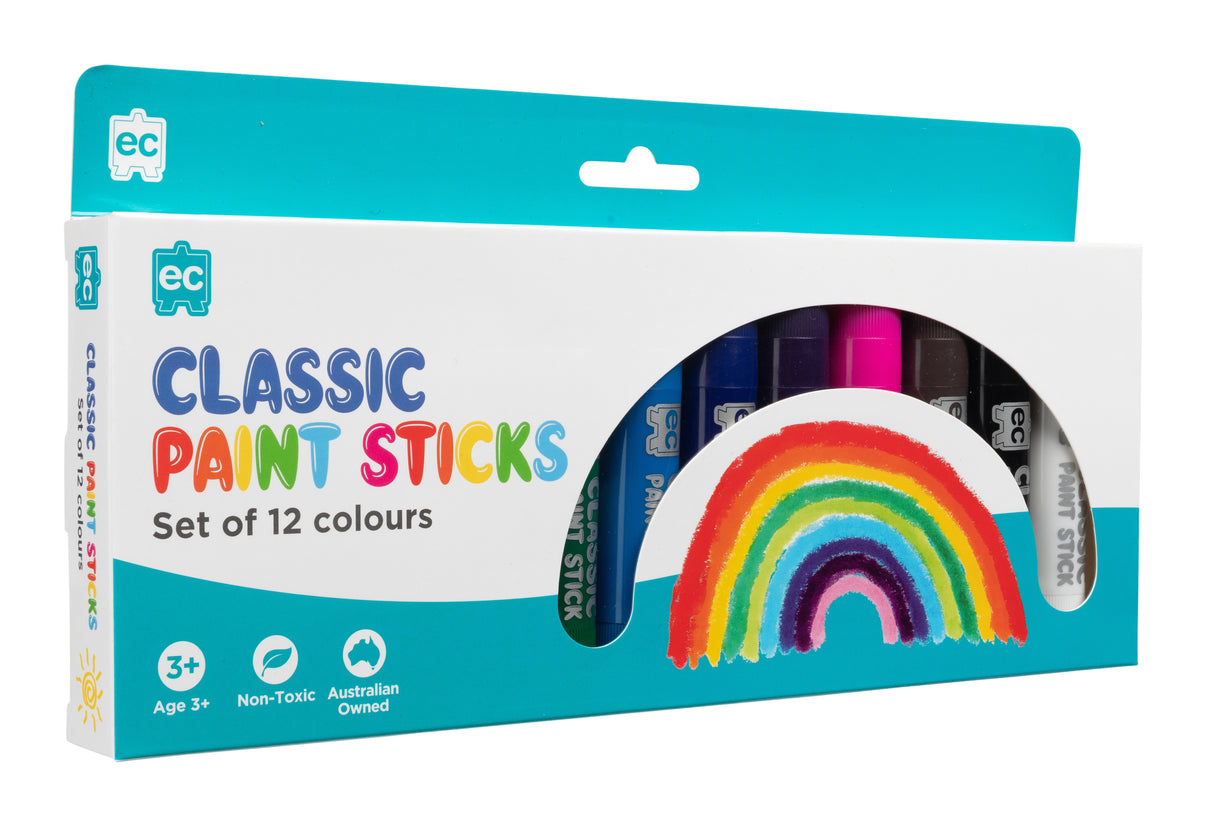 EC Paint Sticks Classic Set 12 - Educational Vantage