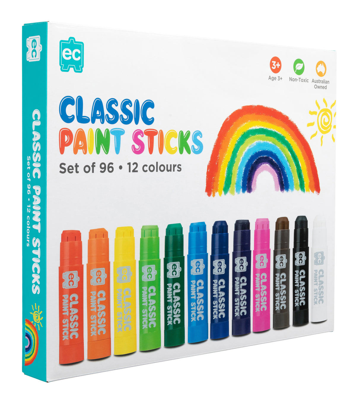EC Paint Sticks Classroom Pack 96 - Educational Vantage
