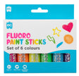 EC Paint Sticks Fluoro Set 6 - Educational Vantage