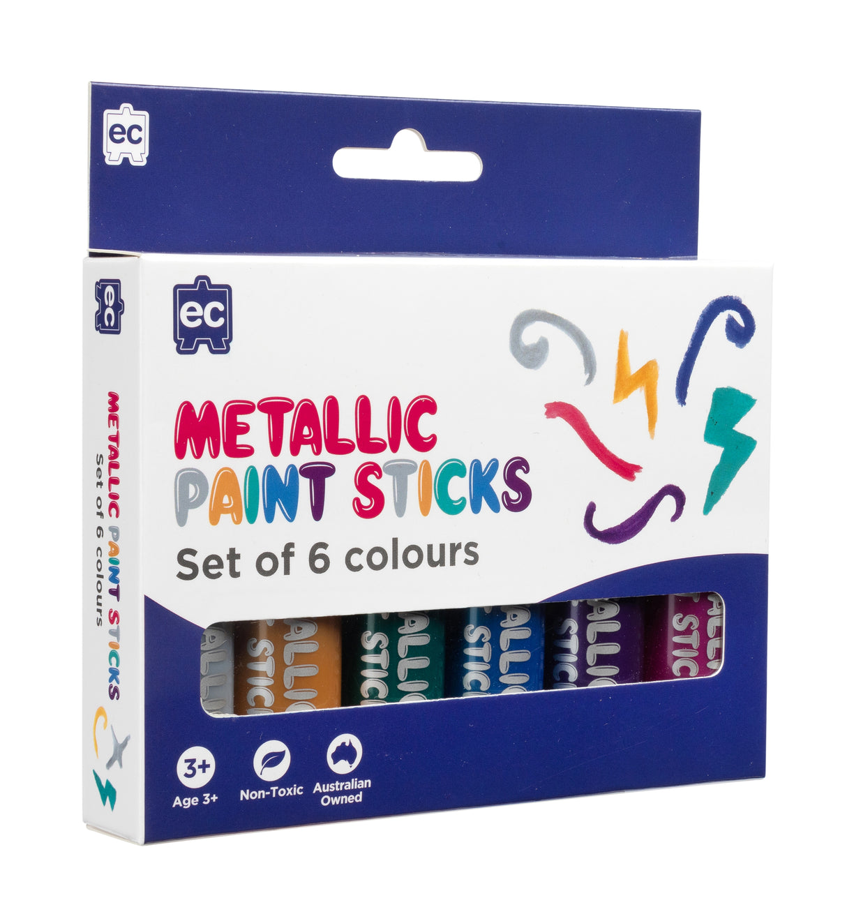 EC Paint Sticks Metallic Set 6 - Educational Vantage