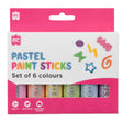 EC Paint Sticks Pastel Set 6 - Educational Vantage