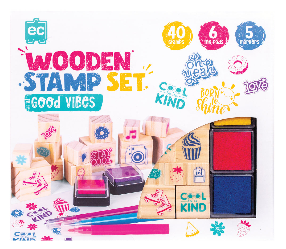 Wooden Stamper Set - Educational Vantage