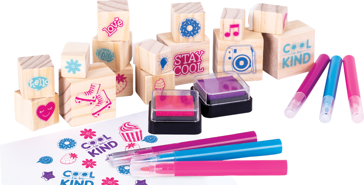 Wooden Stamper Set - Educational Vantage